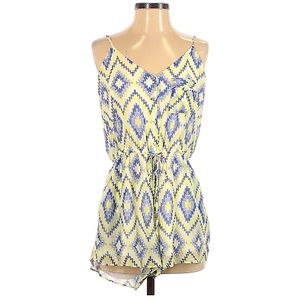 Dolce vita by revolve vneck chevron print sleeveless boho romper XS